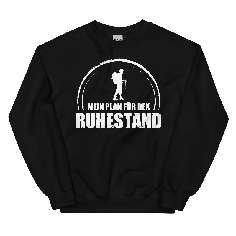 Mein Plan Fur Den Ruhestand - Sweatshirt (Unisex) Hoodie with Turtle Neck Cozy Winter