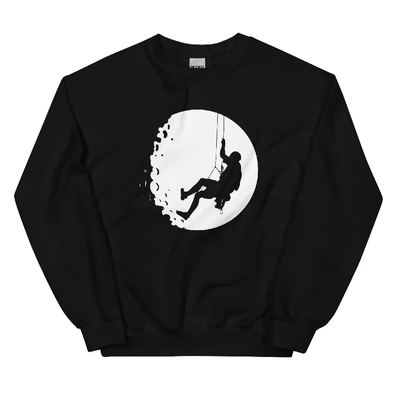 Moon - Klettern - Sweatshirt (Unisex) Hoodie with Ribbed Hem Stretchable Secure