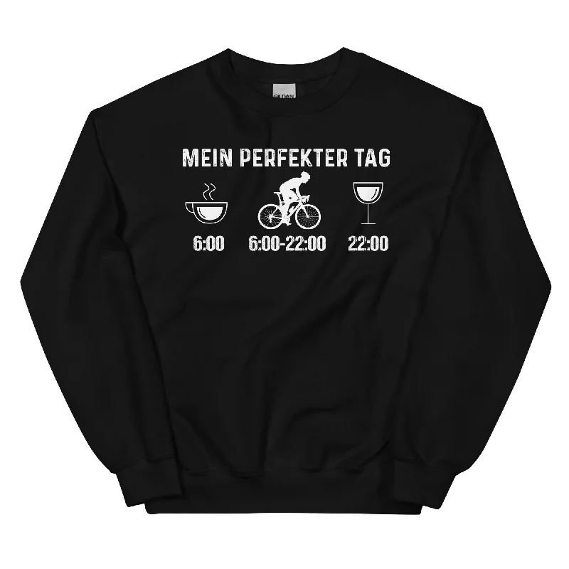 Mein Perfekter Tag 1 - Sweatshirt (Unisex) Hoodie with Puffed Sleeves Voluminous Trendy