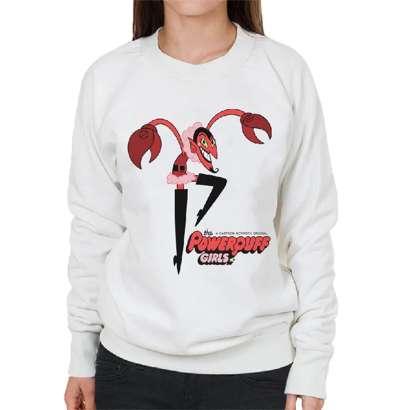 Powerpuff Girls HIM Smile Women's Sweatshirt Hoodie with Batwing Sleeves Loose Dramatic