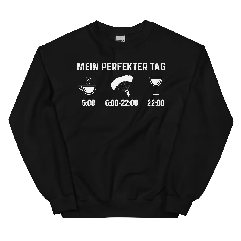 Mein Perfekter Tag 1 - Sweatshirt (Unisex) Hoodie with Back Slit Movement Comfort