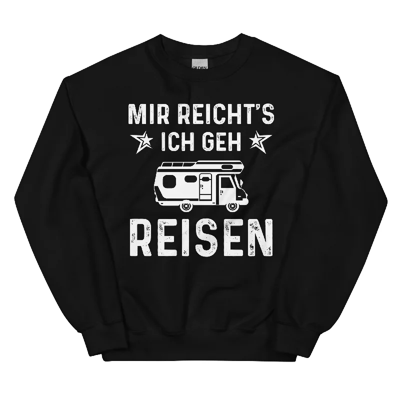 Mir Reicht's Ich Gen Reisen - Sweatshirt (Unisex) Hoodie with Tied Waist Feminine Flattering