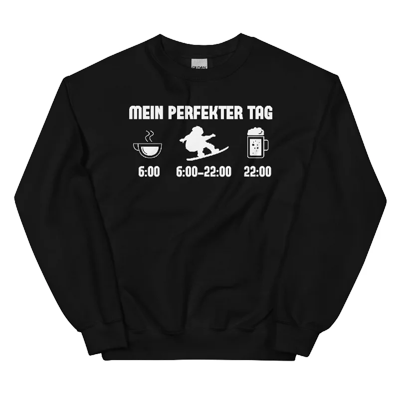 Mein Perfekter Tag - Sweatshirt (Unisex) Hoodie Jacket Zipper Layering