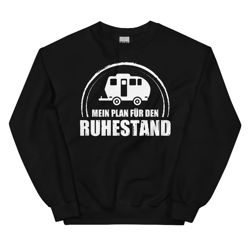 Mein Plan Fur Den Ruhestand 2 - Sweatshirt (Unisex) Hoodie with Side Slits Relaxed Casual