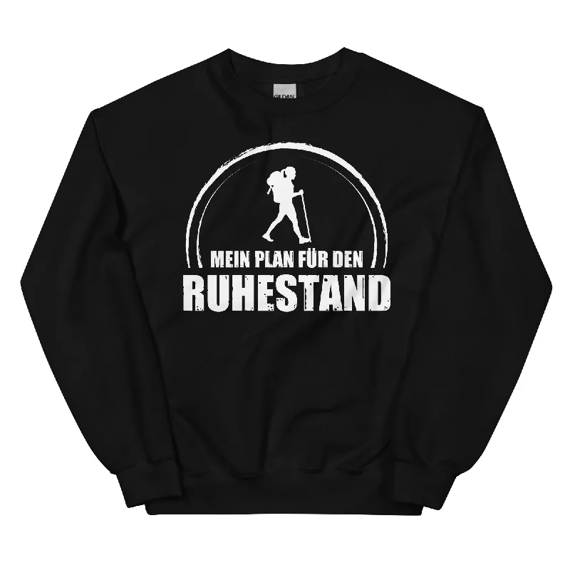 Mein Plan Fur Den Ruhestand 1 - Sweatshirt (Unisex) Oversized Hoodie Comfort Casual