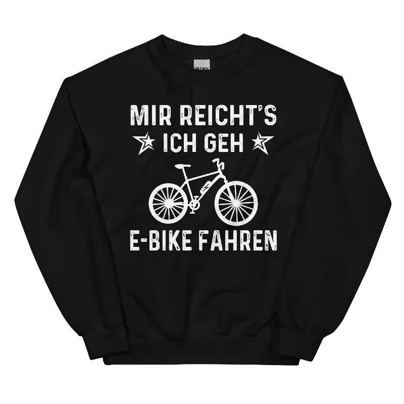 Mir Reicht's Ich Gen E-Bike Fahren - Sweatshirt (Unisex) Hoodie with Pattern Geometric Abstract