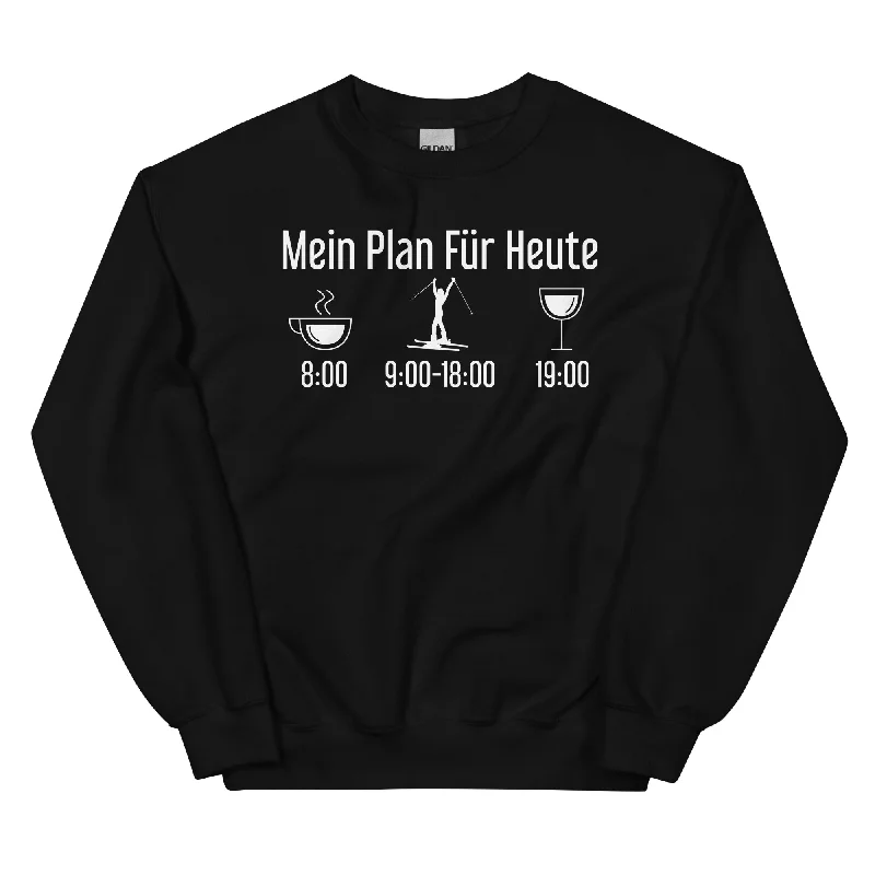 Mein Plan Für Heute 1 - Sweatshirt (Unisex) Hoodie with Earth Tones Natural Calm