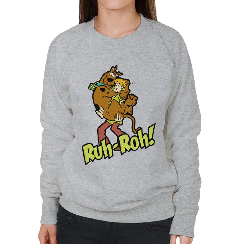 Scooby Doo Ruh Roh Women's Sweatshirt Hoodie with Reflective Safety Nightwear