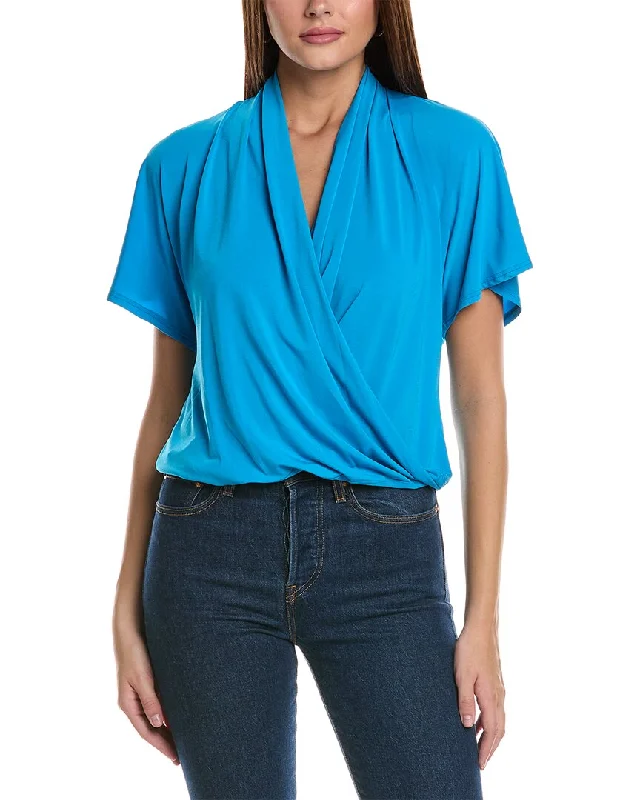 Ariella Surplice Blouse Playful Puff Blouse