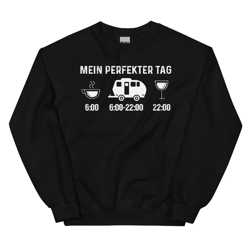 Mein Perfekter Tag 2 - Sweatshirt (Unisex) Hoodie with Full-Zip Functional Layering