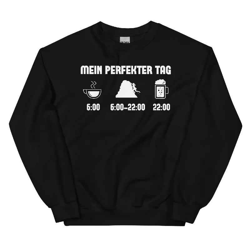 Mein Perfekter Tag 1 - Sweatshirt (Unisex) Hoodie with Emblem Brand Identity