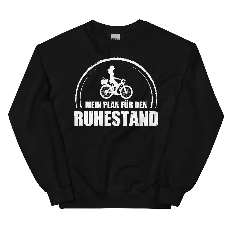 Mein Plan Fur Den Ruhestand 2 - Sweatshirt (Unisex) Hoodie with Snap Buttons Easy Quick