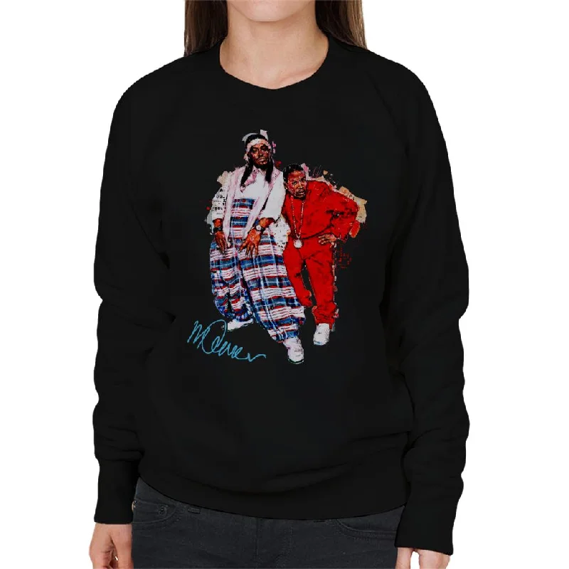 Sidney Maurer Original Portrait Of Outkast Andre 3000 Baggy Trousers Women's Sweatshirt Hoodie with Pastel Soft Subtle