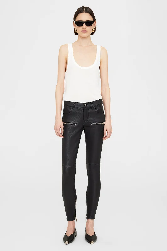 Remy Pant - Black Elegant High-Waist Pants