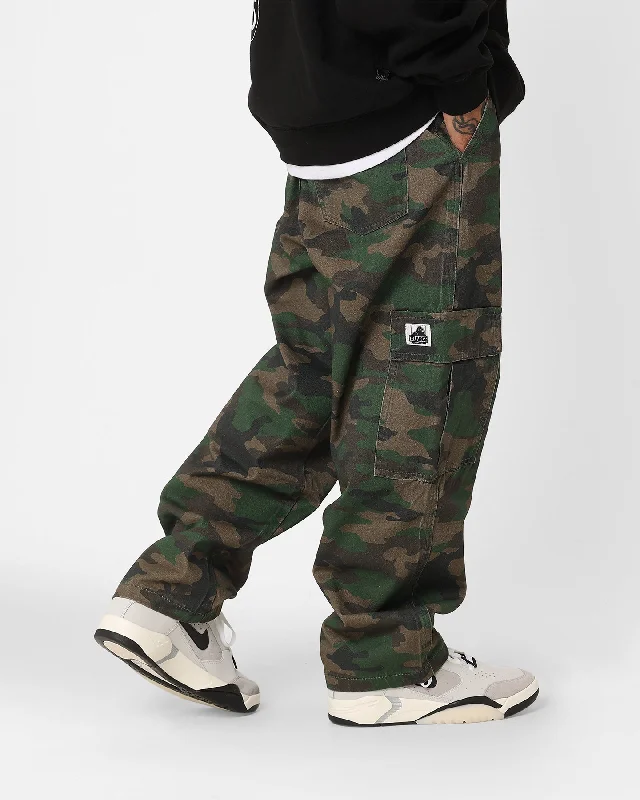 X-Large Camo 91 Cargo Pants Woodland Camo Soft Stretch Trousers