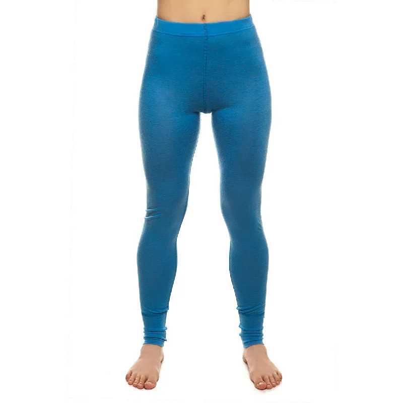 Women's 160 Merino Pants Light Blue Casual Yoga Pants