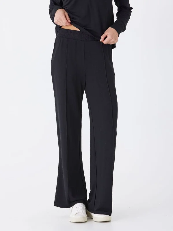 Angela Modal Terry Wide Leg Pant Stretch Fit Pants