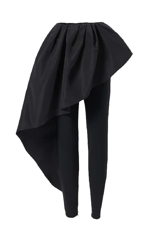 Draped Front Pants High-Waist Yoga Pants