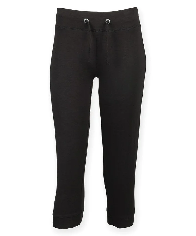 Black - Women's ¾ workout pant High-Waist Jogger Pants