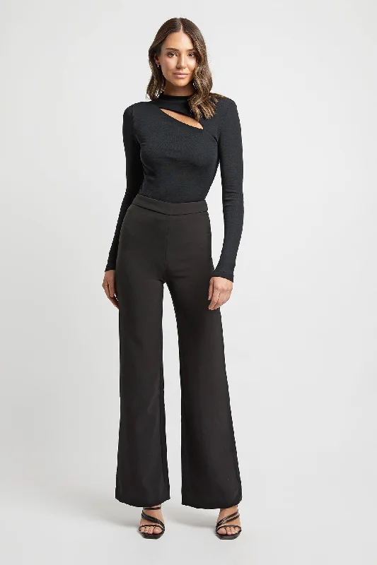 Delta Long Flare Pants Formal Wide-Leg Pants