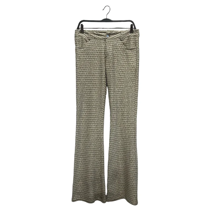 Collina Strada/Straight Pants/M/Gingham Check/Cotton/GRN/Silver Thread Fashionable Jogger Pants