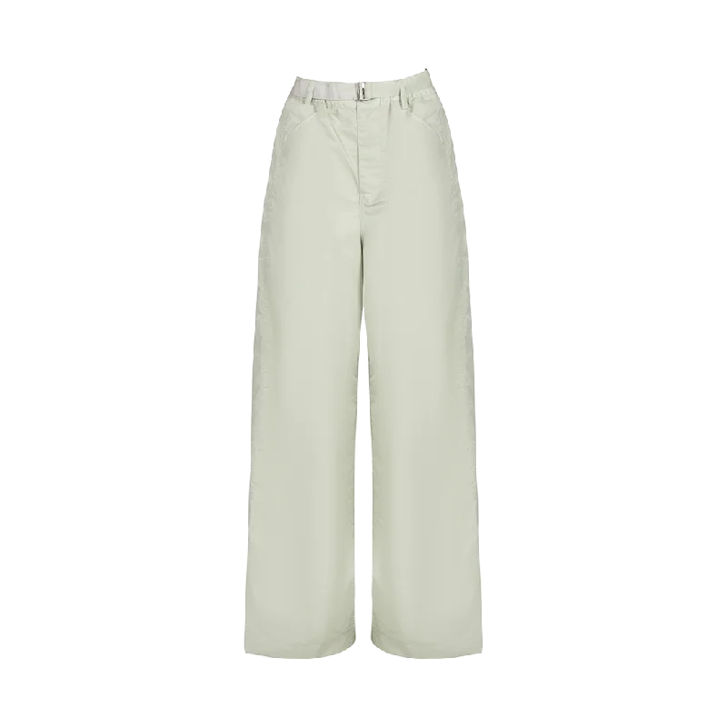 Wide Leg Nylon Pants Comfortable Fleece Pants