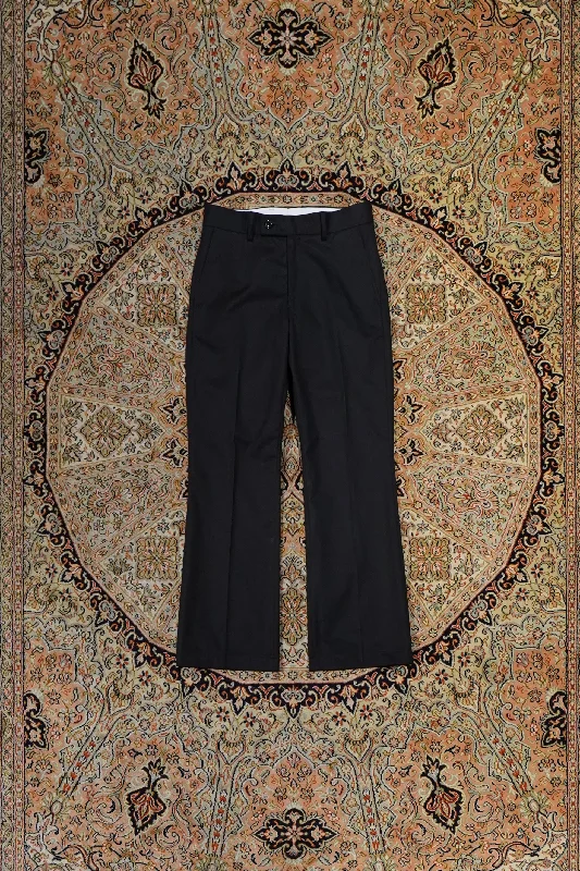 Olmetex Semi Flare Pants (BLACK) Fashionable Work Pants