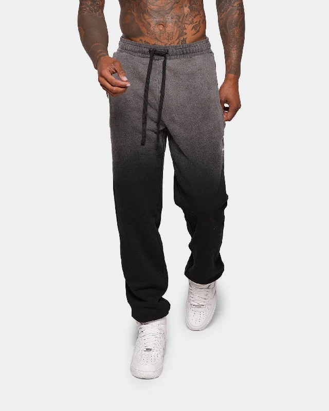 XXIII Tuhin Ombre Track Pants Black Comfortable Fleece Pants