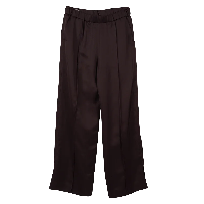 Track Inspired Relaxed Pant Trendy High-Waist Trousers