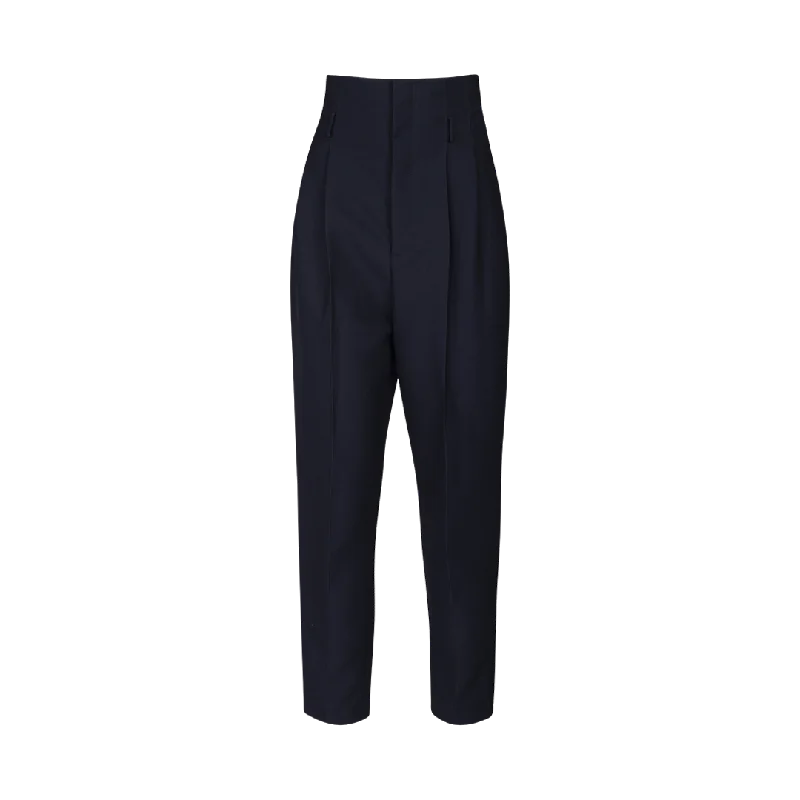 Straight-Cut Pants Relaxed Lounge Trousers