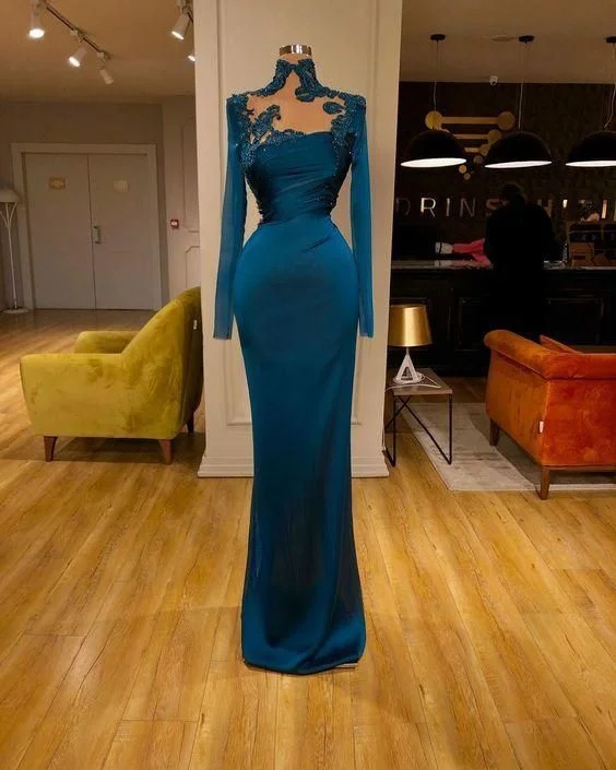 high neck mermaid elegant sexy formal dresses ,,sexy prom dress C1255