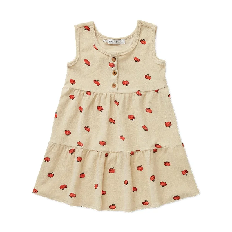 Sproet & Sprout Sesame Apple Terry Dress