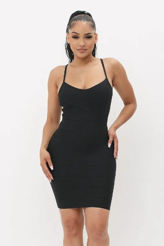 Out for Shopping Bandage Dress