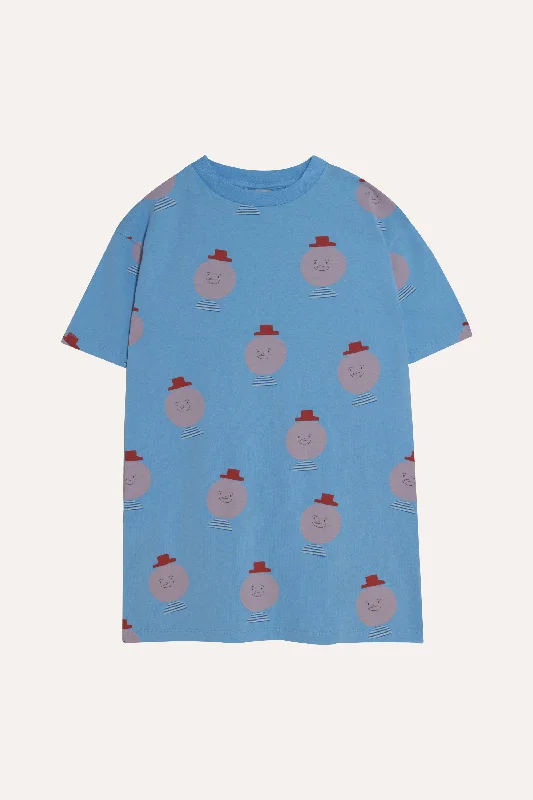 The Campamento Blue Mr. Happy Man Allover Dress