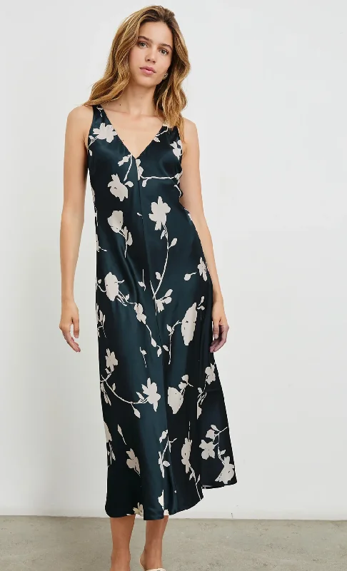 Midnight Roses Camellia Dress
