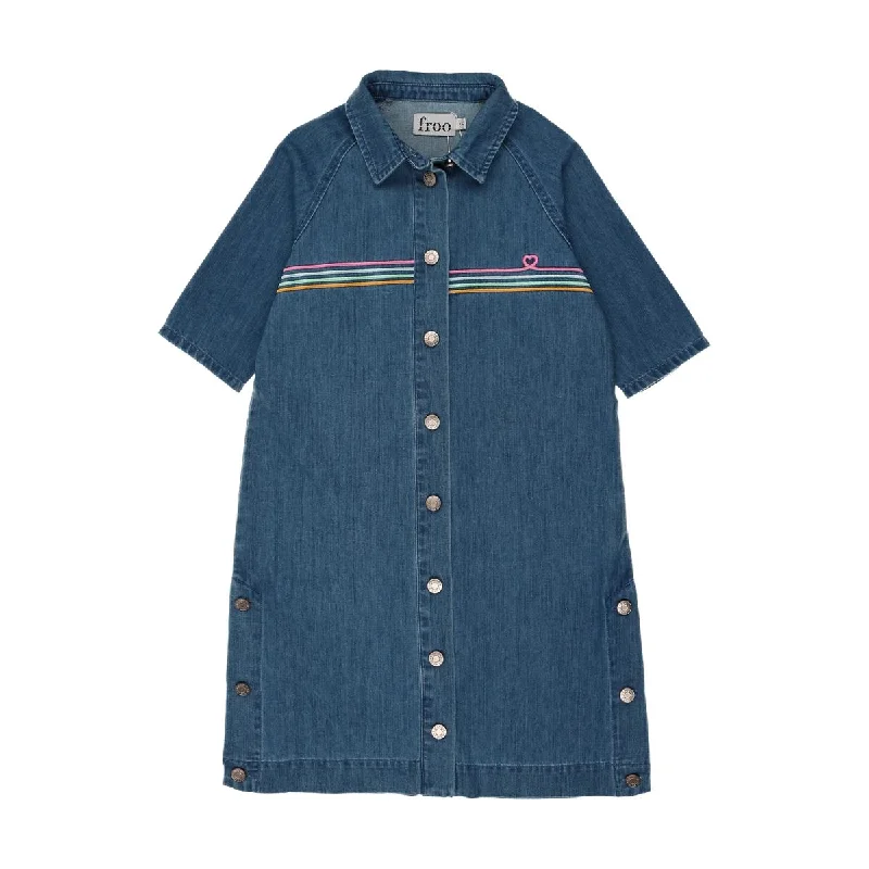 Froo Denim Lilac Dress