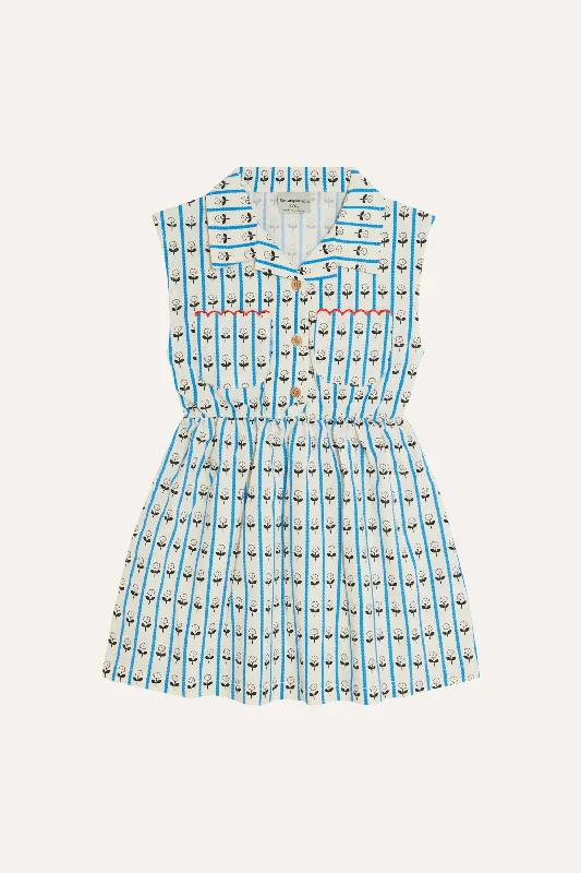 The Campamento Ecru Flowers Dress