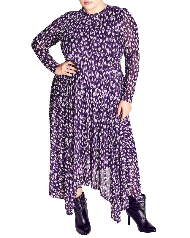 Mere Mesh Dress | Velvet Ombre Spot