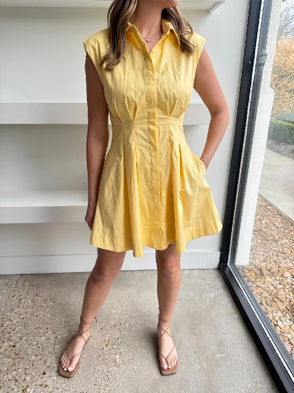 Golden Glow Maisha Dress
