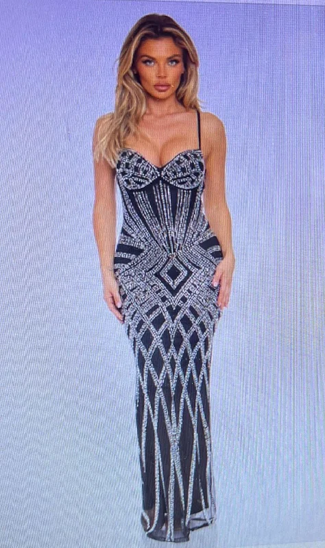 Sleeveless Spaghetti Strap Long Dresses