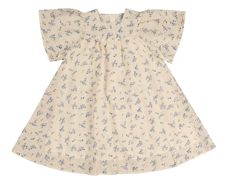 Noma Light Blue Eyelet Dress