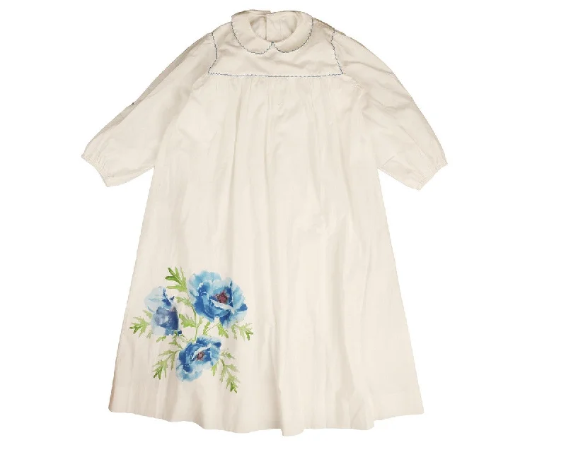 Belati Blue Poppy Dress