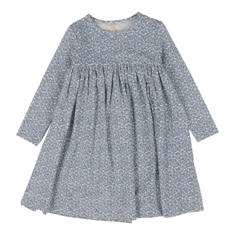 Lil Legs White Poppy Floral Dress