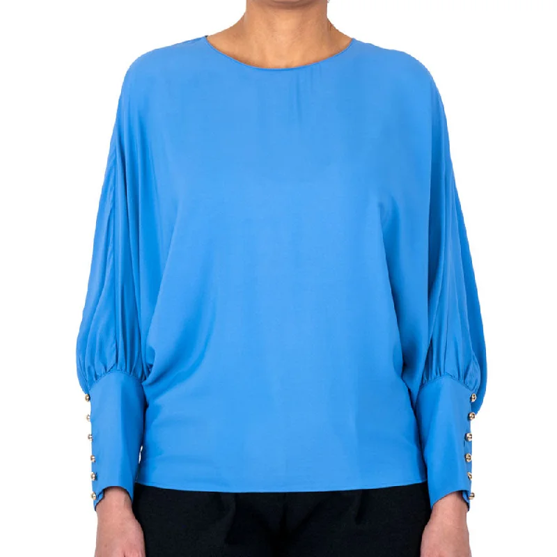 Simona Corsellini Women's Blouse Blizzard Delicate Bow Blouse