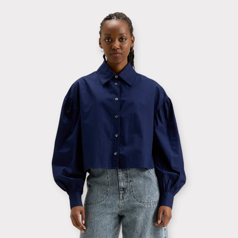 Bellerose Kinga Blouse Naval Smart Casual Blouse