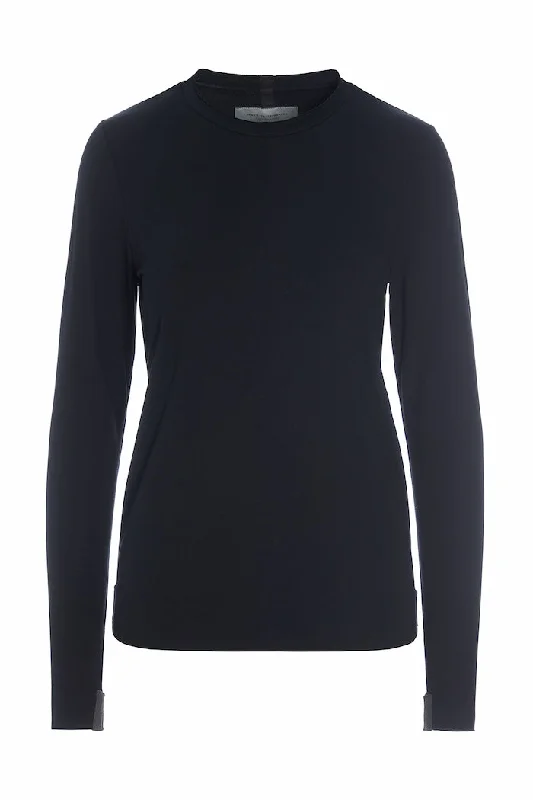 BLOUSE SLIM FIT - 96091 - BLACK Smart Casual Blouse