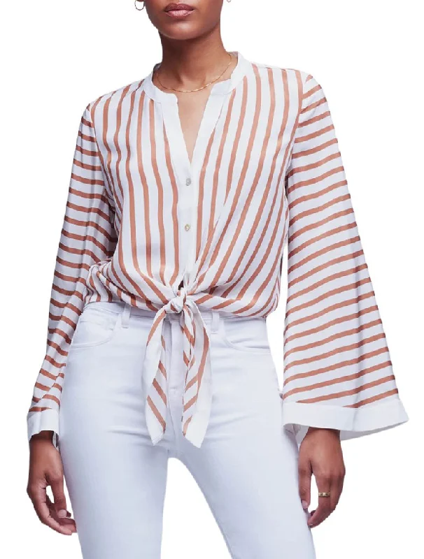 Charlize Bell Sleeve Blouse - L’AGENCE Office-Ready Blouse