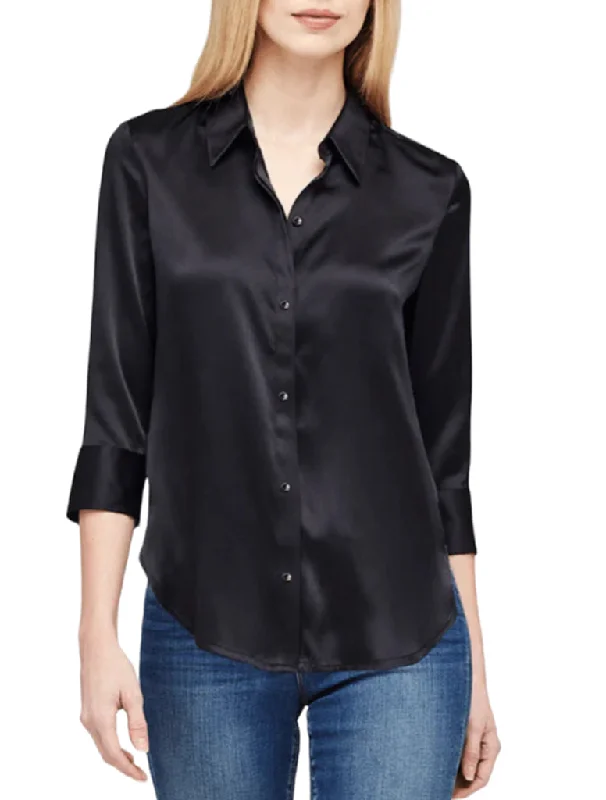 Dani 3/4 Sleeve Blouse - L’AGENCE Gathered Detail Blouse