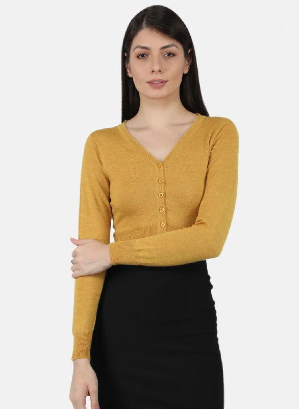 Women Brown Solid Blouse Off-Shoulder Wrap Blouse