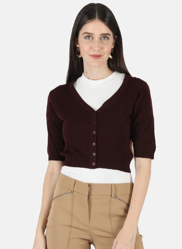 Women Purple Solid Blouse Pastel Color Blouse